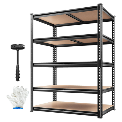 Estantería Metálica Ajustable 5 Niveles – 915 kg | FlexiRack™