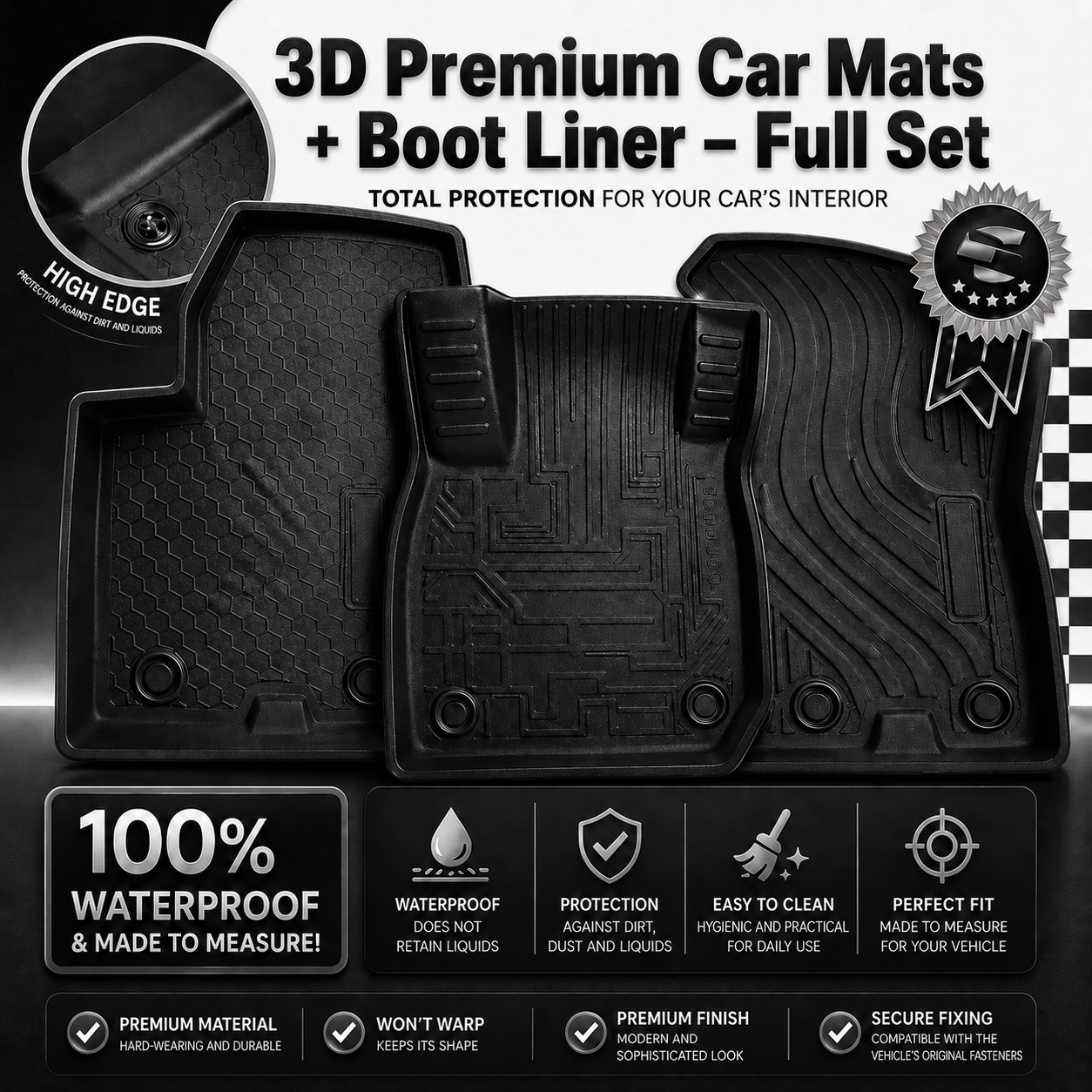 3D Premium Car Mats