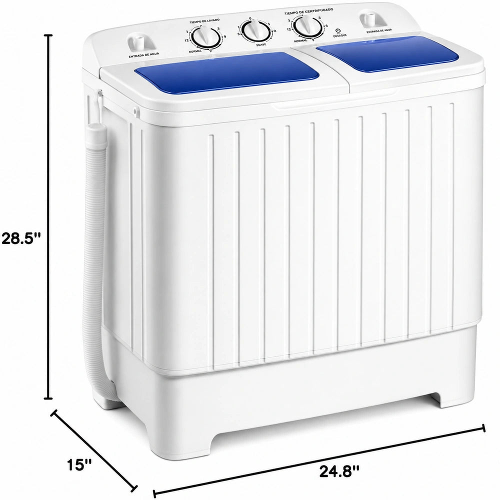 Lavadora Portátil 5,5 kg 2 en 1 con Centrifugado - LAVAXIS™